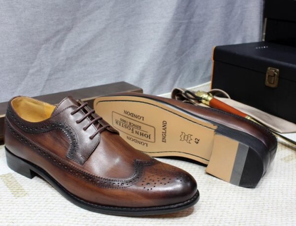 Soulier Marron John Foster Élégant pour Hommes