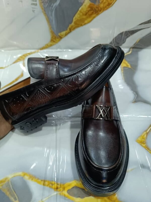 Soulier Mocassins Doubles Semelles Très Élégant